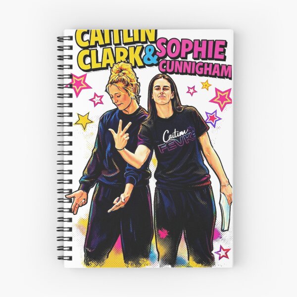 Artikelvorschau, Caitlin Clark und Sophie Cunningham entworfen und verkauft von clarkfraser.