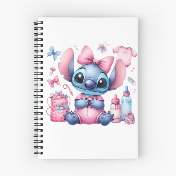 Item preview, Stitch Pink Baby Shower Cute Kawaii Floral Design designed and sold by rfd2.