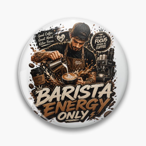 Item preview, Barista Energy Only Coffee Lover Design designed and sold by pradeepvisuals.