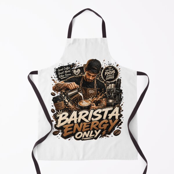 Item preview, Barista Energy Only Coffee Lover Design designed and sold by pradeepvisuals.