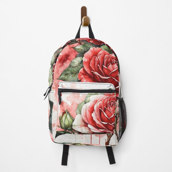 Item preview, Red Roses Watercolor Painting designed and sold by RawNaturePrints.