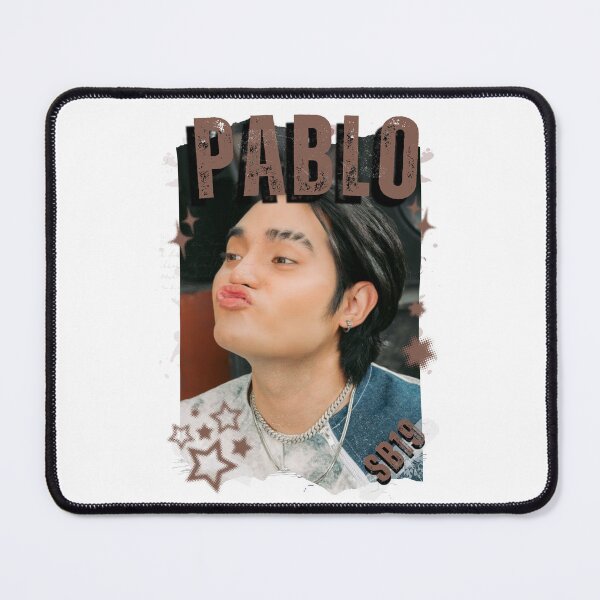 Item preview, SB19 Pablo Kings of P-pop Filipino in Monochrome Black and White Collage Art Design designed and sold by HELL0WBELLO.