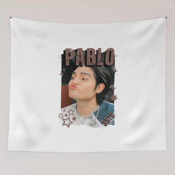 Item preview, SB19 Pablo Kings of P-pop Filipino in Monochrome Black and White Collage Art Design designed and sold by HELL0WBELLO.