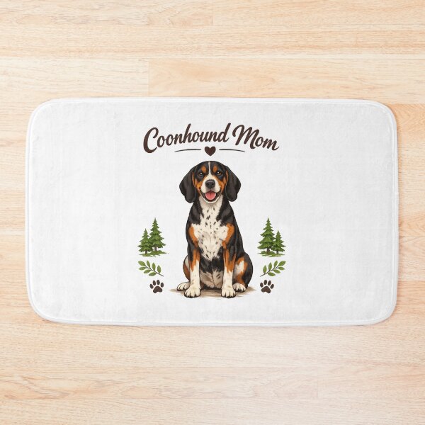 Item preview, Coonhound Mom Cute Coonhound Dog Lover Vintage Watercolor Design designed and sold by FurAndFlaireg.