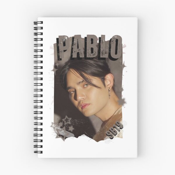 Item preview, SB19 Pablo Kings of P-pop Filipino in Monochrome Black and White Collage Art Design designed and sold by HELL0WBELLO.