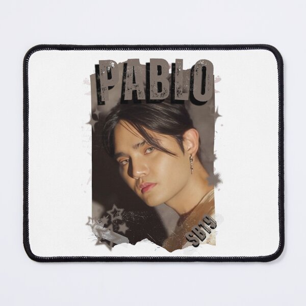 Item preview, SB19 Pablo Kings of P-pop Filipino in Monochrome Black and White Collage Art Design designed and sold by HELL0WBELLO.