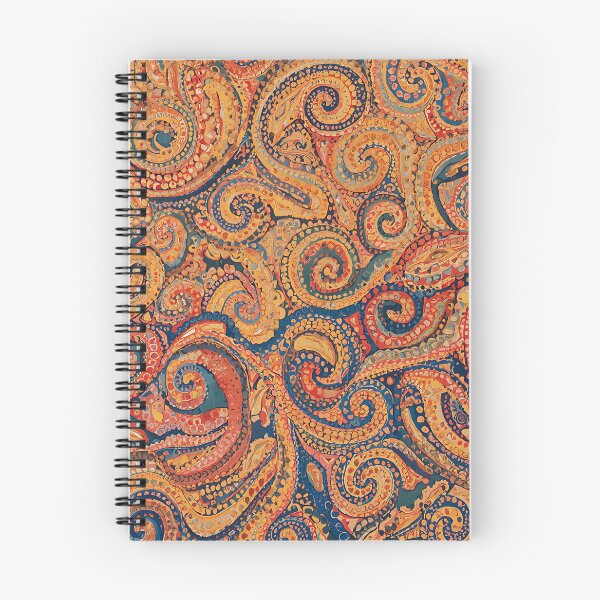 Item preview, Aboriginal Inspired Dot Art - Abstract Swirls and Curls Pattern designed and sold by GrinGalore.
