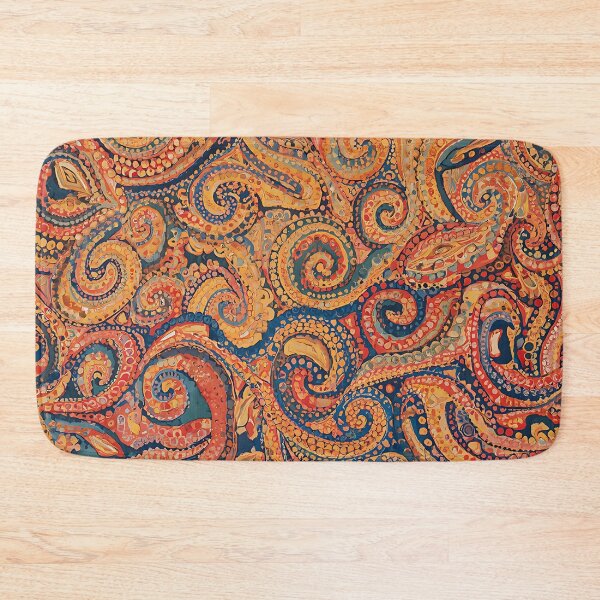 Item preview, Aboriginal Inspired Dot Art - Abstract Swirls and Curls Pattern designed and sold by GrinGalore.