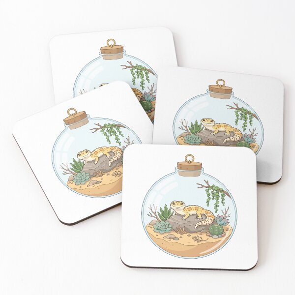 Item preview, Leopard Gecko Desert Succulent Terrarium Globe designed and sold by Arc2020.