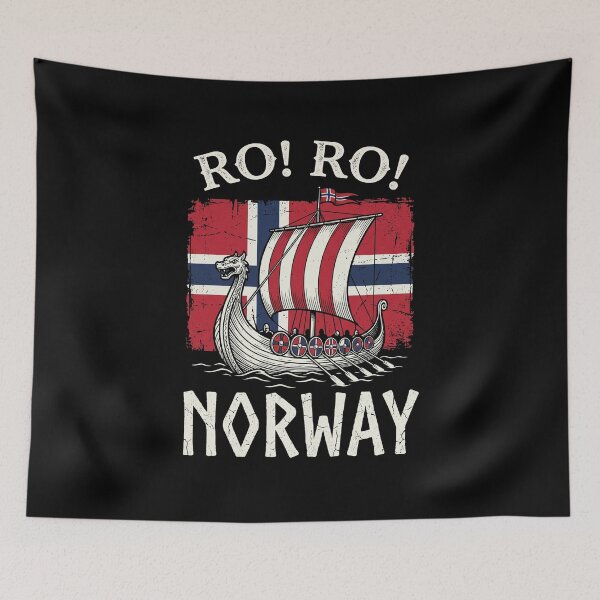 Item preview, Ro! Ro! Norway Viking Heritage Norwegian Patriotism Travel designed and sold by SofenArt.