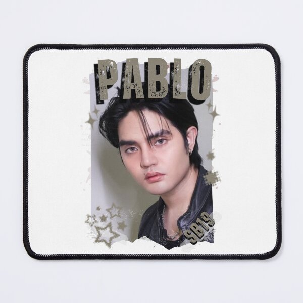 Item preview, SB19 Pablo Kings of P-pop Filipino in Monochrome Black and White Collage Art Design designed and sold by HELL0WBELLO.