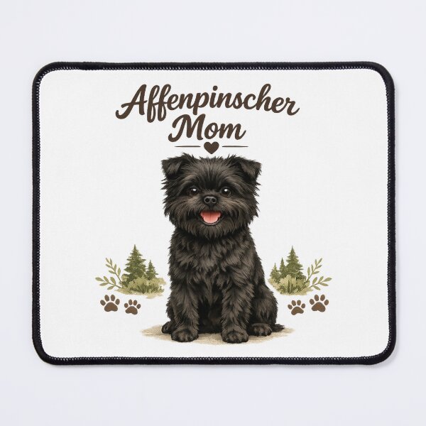 Item preview, Affenpinscher Mom Cute Affenpinscher Dog Lover Vintage Watercolor Design designed and sold by FurAndFlaireg.