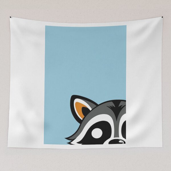 Item preview, Art - Vector Illustration of a Raccoon, Minimalist Design designed and sold by DoodyPets.
