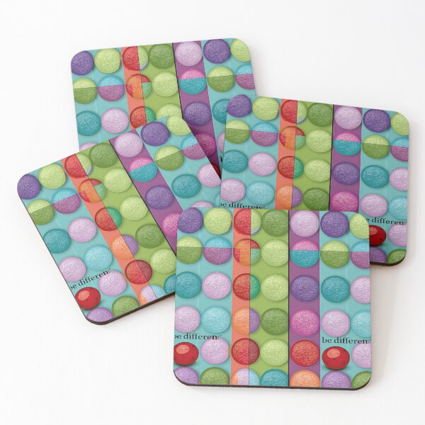 Item preview, Vibrant Color Dots Be Different Art designed and sold by Piotrek0001.