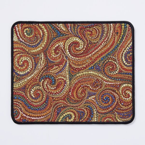 Item preview, Aboriginal Inspired Dot Art - Curls Pattern designed and sold by GrinGalore.
