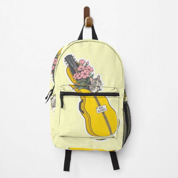 Item preview, Peel Slowly Rock Cat Guitar Case Music Aesthetic Sticker Art designed and sold by BikeRelaxStudio.