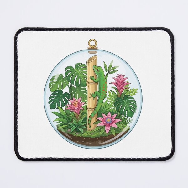 Item preview, Madagascar Day Gecko Bamboo Terrarium Globe designed and sold by ArcApparel2020.