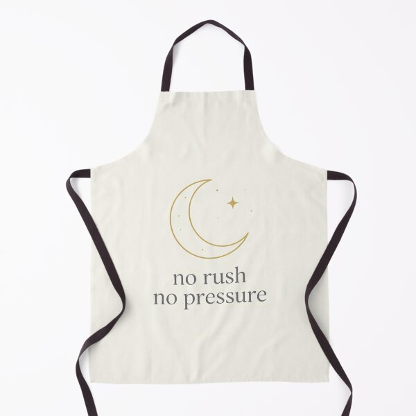 Item preview, No Rush No Pressure – Minimal crescent moon Design designed and sold by CosmicQuietLab.