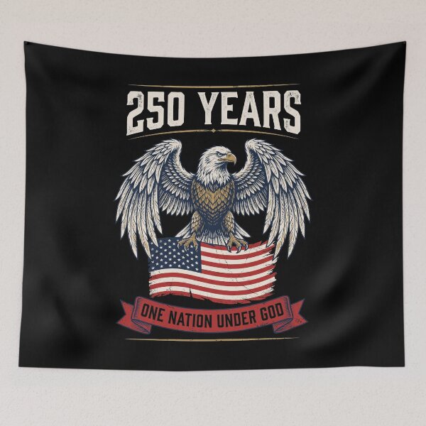 Item preview, 250 Years One Nation Under God American Patriot Anniversary designed and sold by SofenArt.