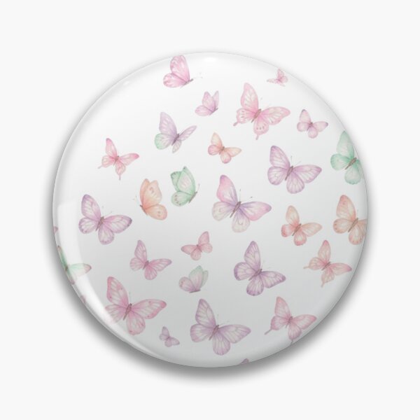 Item preview, Pastel Butterfly Swarm — Dreamy Gradient Aesthetic Pattern designed and sold by DreamelleStudio.