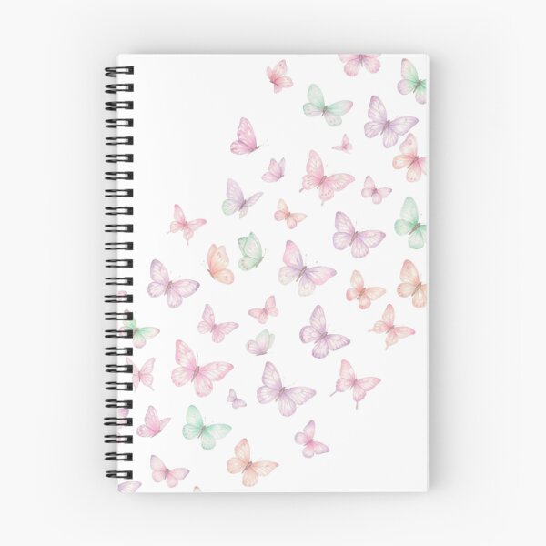 Item preview, Pastel Butterfly Swarm — Dreamy Gradient Aesthetic Pattern designed and sold by DreamelleStudio.