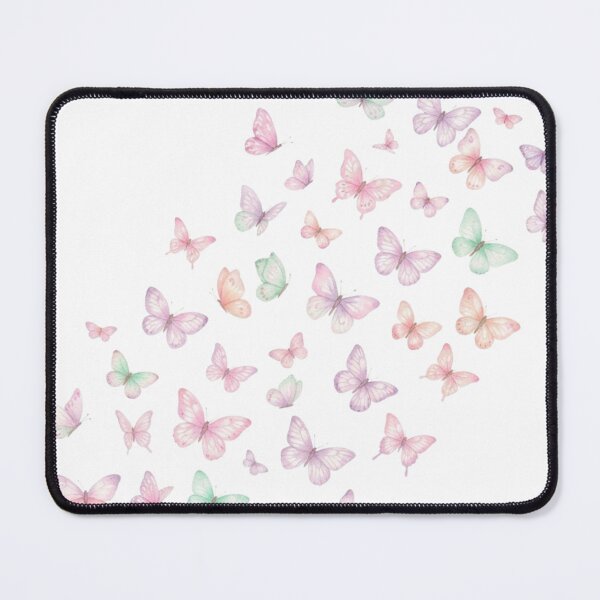 Item preview, Pastel Butterfly Swarm — Dreamy Gradient Aesthetic Pattern designed and sold by DreamelleStudio.