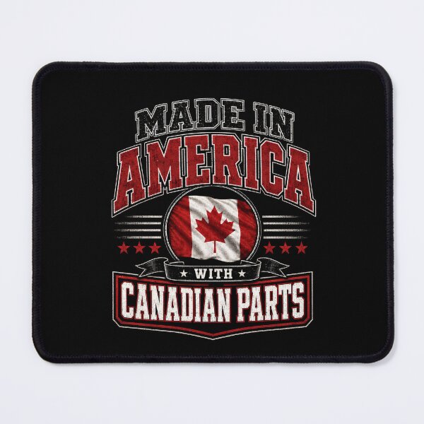 Item preview, Made in America with Canadian Parts – Funny USA Canada Heritage designed and sold by THREE LITTLE BEANS.