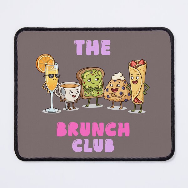 Item preview, The Brunch Club Funny Food Characters T-Shirt | Cute Kawaii Brunch Crew Tee | Brunch Lover Gift | Mimosa Avocado Toast Coffee Shirt designed and sold by Bluebird Crafted Tee.