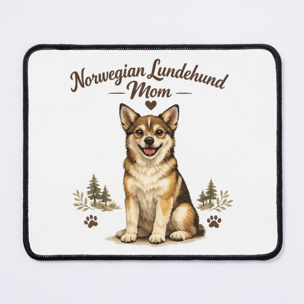 Item preview, Norwegian Lundehund Mom Cute Norwegian Lundehund Dog Lover Design designed and sold by FurAndFlaireg.
