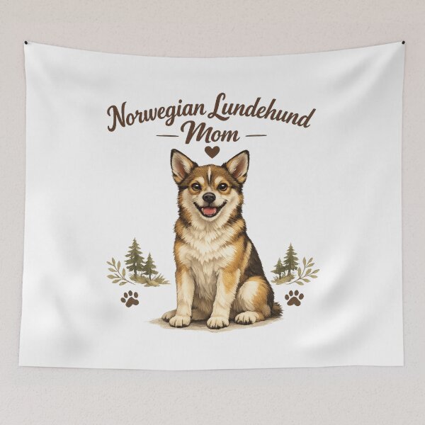 Item preview, Norwegian Lundehund Mom Cute Norwegian Lundehund Dog Lover Design designed and sold by FurAndFlaireg.