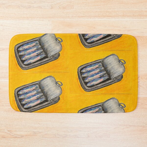 Item preview, “Canned Sardines” pop art, oil pastel designed and sold by Dreams Come True.
