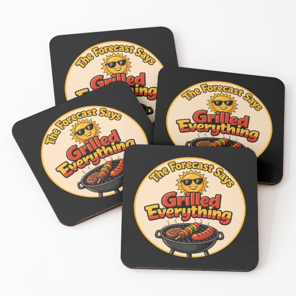 Item preview, The Forecast Says Grilled Everything Summer BBQ Foodie designed and sold by Maljonic.