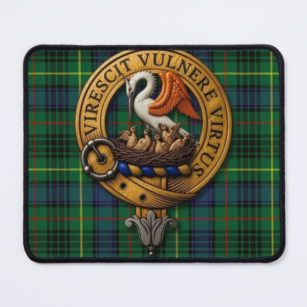 Item preview, Stewart Crest 3D and Modern Hunting Tartan designed and sold by Kirrindy Designs.