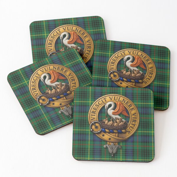 Item preview, Stewart Crest 3D and Modern Hunting Tartan designed and sold by Kirrindy Designs.