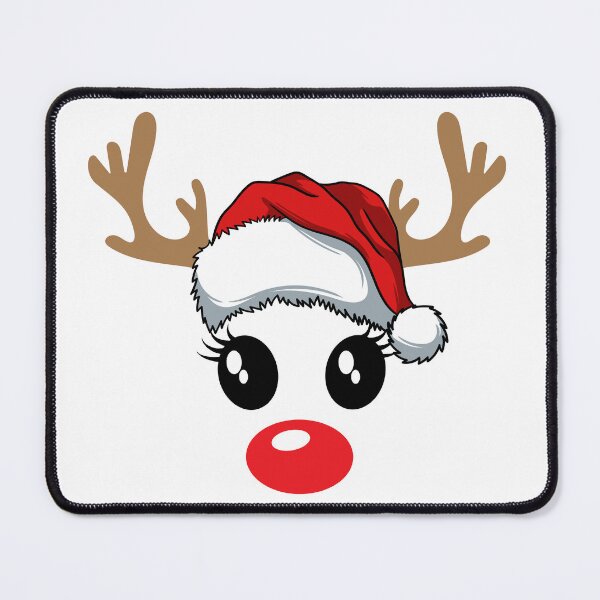 Item preview, Funny Minimalist Reindeer Head – Sometimes Less Is More | Cute Christmas design designed and sold by PureHopeStudio.