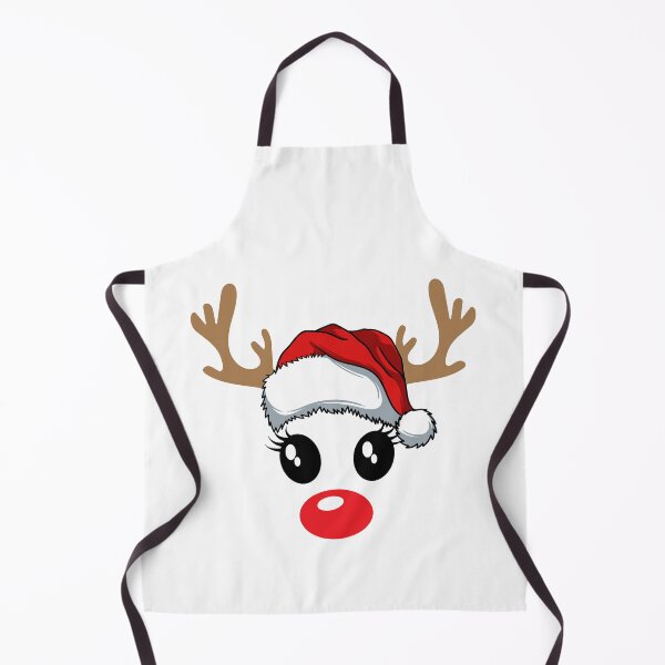 Item preview, Funny Minimalist Reindeer Head – Sometimes Less Is More | Cute Christmas design designed and sold by PureHopeStudio.