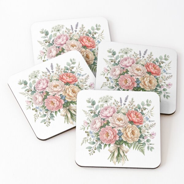 Item preview, Romantic Watercolor Wildflower Bouquet designed and sold by Rutvain.