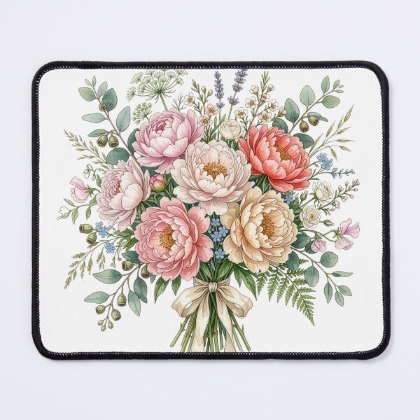 Item preview, Romantic Watercolor Wildflower Bouquet designed and sold by Rutvain.