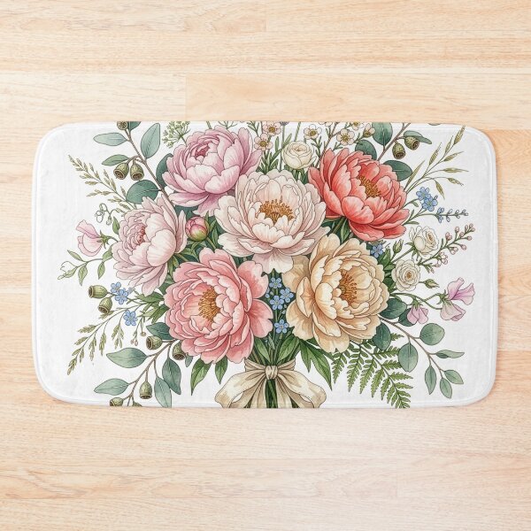 Item preview, Romantic Watercolor Wildflower Bouquet designed and sold by Rutvain.