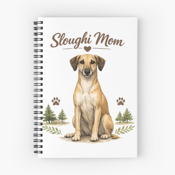 Item preview, Sloughi Mom Cute Sloughi Dog Lover Vintage Watercolor Design designed and sold by FurAndFlaireg.