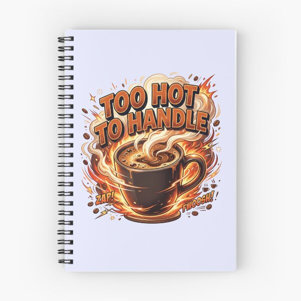 Item preview, Too Hot To Handle Funny Coffee Design designed and sold by pradeepvisuals.