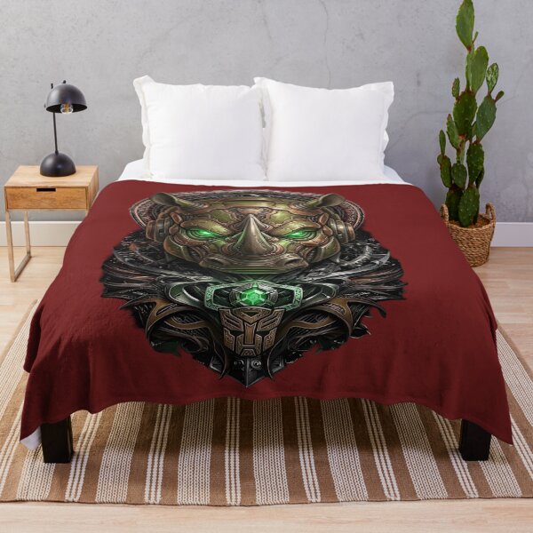 Item preview, Legendary Mechanical Rhinoceros - Green and Bronze Steampunk Emblem designed and sold by RAYBIL.