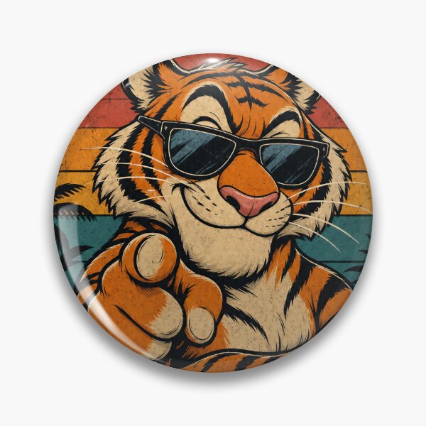 Item preview, Mischievous Tiger Meme, Vintage Distressed T-Shirt Design designed and sold by Jandedan.