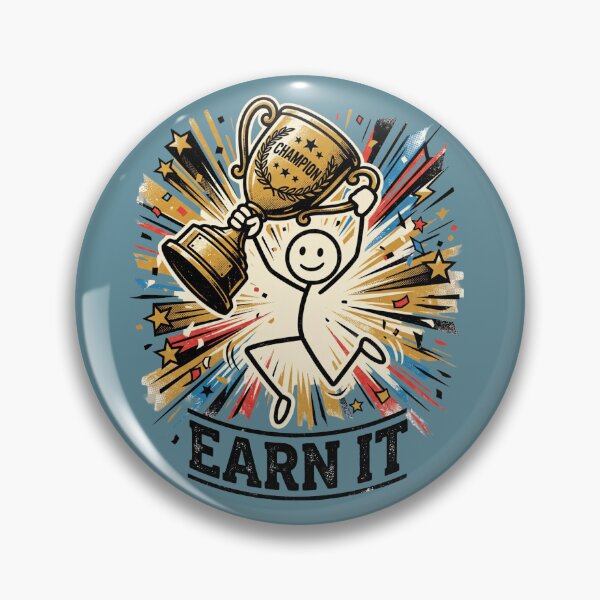 Item preview, Earn It – Stickman Trophy Victory designed and sold by Chroma Dreams .