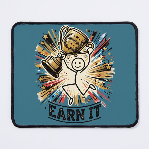 Item preview, Earn It – Stickman Trophy Victory designed and sold by Chroma Dreams .