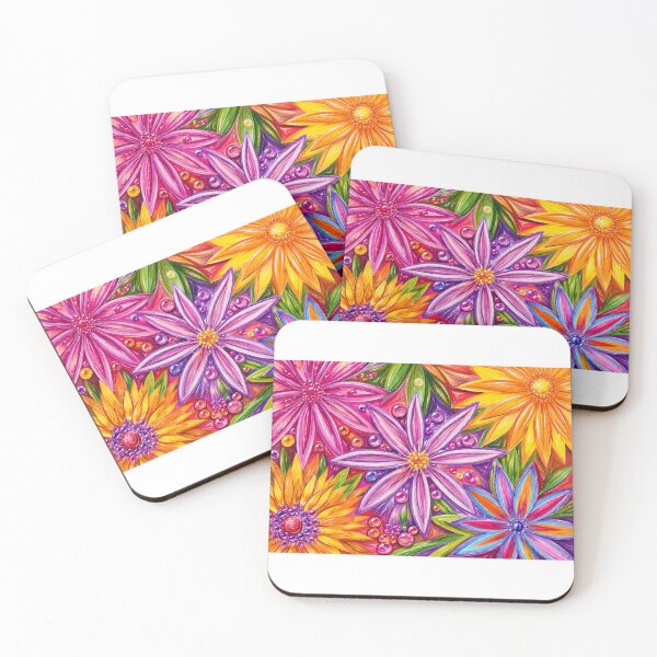 Item preview, Meditation, flowers, energy flow, fractals, beauty, vibrant, nature designed and sold by nataliukraine.