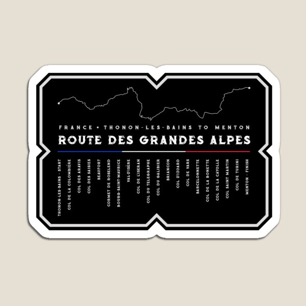 Item preview, Route des Grandes Alpes France 2018 Design designed and sold by ROADTROOPER.