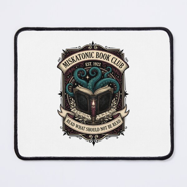 Item preview, Miskatonic Book Club Read What Should Not Be Read Occult Book designed and sold by Fenay Designs.