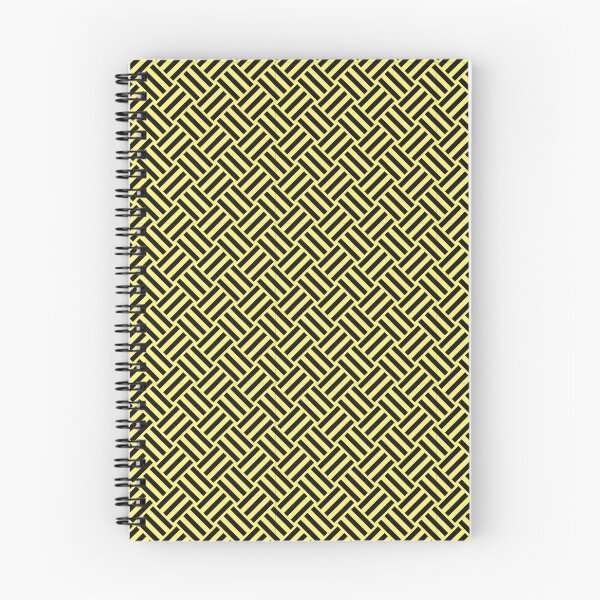 Item preview, Yellow And Black Basket Weave Pattern designed and sold by pattern-archive.
