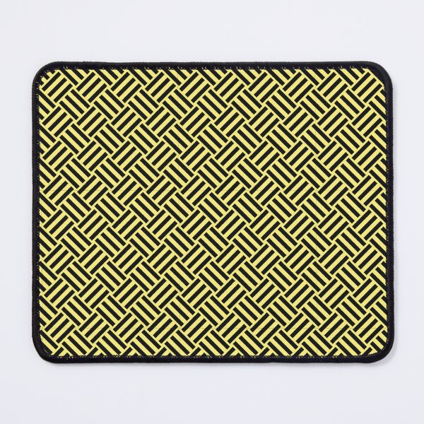 Item preview, Yellow And Black Basket Weave Pattern designed and sold by pattern-archive.